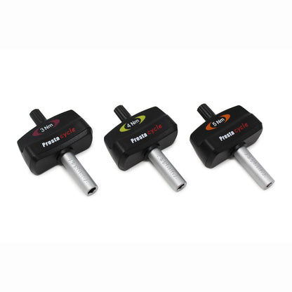 Prestacycle Mini TorqKeys - Preset Torque Tool w/6 Bits & Holder - 3Nm, 4Nm & 5Nm Bundle