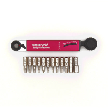 Prestacycle TorqRatchet PRO Wallet - Pro Pocket Multi-tool and 2~10Nm Torque Ratchet