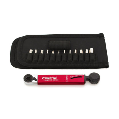 Prestacycle TorqRatchet PRO Wallet - Pro Pocket Multi-tool and 2~10Nm Torque Ratchet